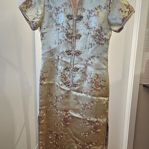 Elegant Floral Embroidered Dress